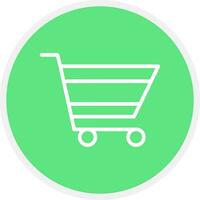 Shopping Cart Creative Icon Design vector