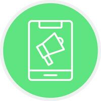 Online Ad Creative Icon Design vector