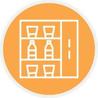 Vending Machine Creative Icon Design vector