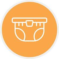 Diapers Creative Icon Design vector