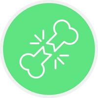 Fracture Creative Icon Design vector