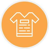 Tshirt Creative Icon Design vector