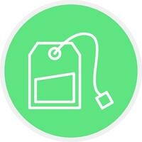 Tea Bag Creative Icon Design vector