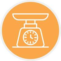 Weighing Machine Creative Icon Design vector