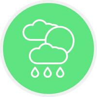 Weather Forecast Creative Icon Design vector