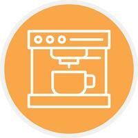 Coffee Machine Creative Icon Design vector