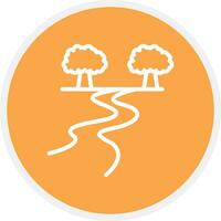 River Creative Icon Design vector