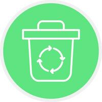 Trash Creative Icon Design vector