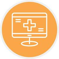 Online Madical Creative Icon Design vector
