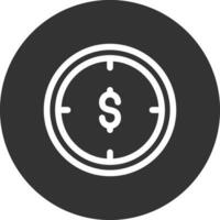 diseño de icono creativo de hora de dinero vector