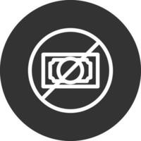 No Money Creative Icon Design vector