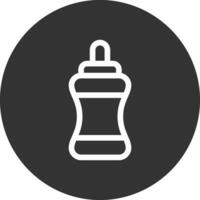 Water Bottle Creative Icon Design vector