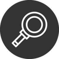 Magnifying Creative Icon Design vector