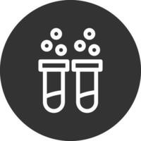 Test Tube Creative Icon Design vector