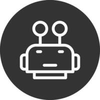 Robot Face Creative Icon Design vector