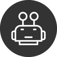 Robot Face Creative Icon Design vector