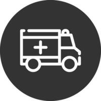 Ambulance Creative Icon Design vector