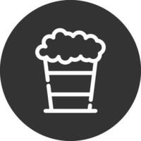 Popcorn Creative Icon Design vector