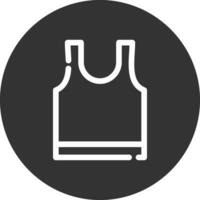 diseño de icono creativo de camiseta sin mangas vector