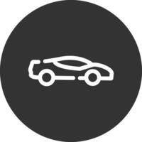 Sports Car Creative Icon Design vector