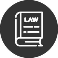 Law Book Creative Icon Design vector