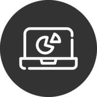 Pie Chart Creative Icon Design vector
