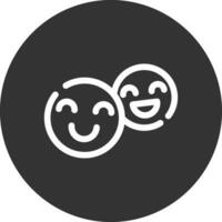 Happiness Creative Icon Design vector