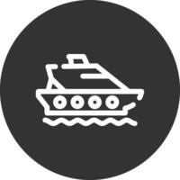 Ship Creative Icon Design vector