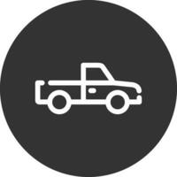 Pickup Truck Creative Icon Design vector