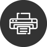 Printer Creative Icon Design vector