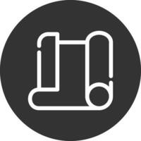 Paper Roll Creative Icon Design vector