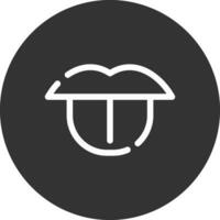 Tongue Creative Icon Design vector