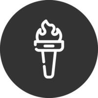 Pirates Torch Creative Icon Design vector