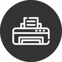 Printer Creative Icon Design vector