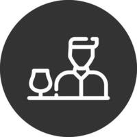 Bartender Creative Icon Design vector