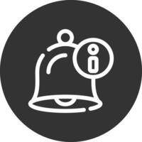 Notification Bell Creative Icon Design vector