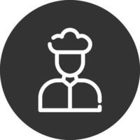 diseño de icono creativo de chef vector