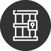 Jail Creative Icon Design vector