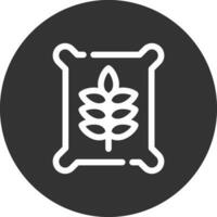 Seed Bag Creative Icon Design vector