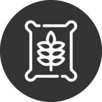 Seed Bag Creative Icon Design vector