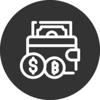 Cryptowallet Creative Icon Design vector