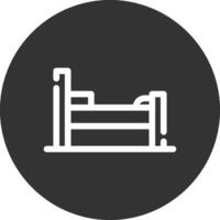 Bed Creative Icon Design vector