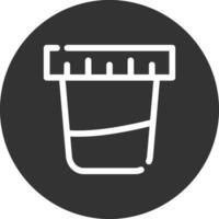 Urine Test Creative Icon Design vector