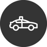 diseño de icono creativo de coche de policía vector