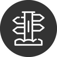 Signpost Creative Icon Design vector