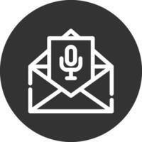 Voice Email Creative Icon Design vector