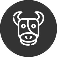 diseño de icono creativo de vaca vector