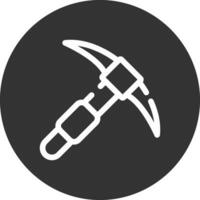 Pickaxe Creative Icon Design vector