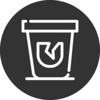 Trash Creative Icon Design vector