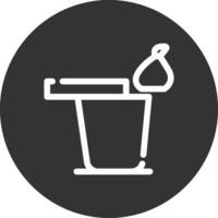 Garbage Creative Icon Design vector